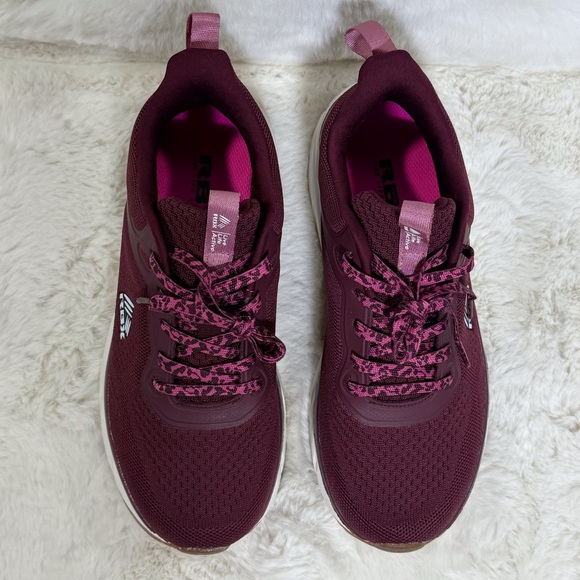 Women's RBX Maroon Sneakers Athletic Shoes, Size 9 - Picture 3 of 10